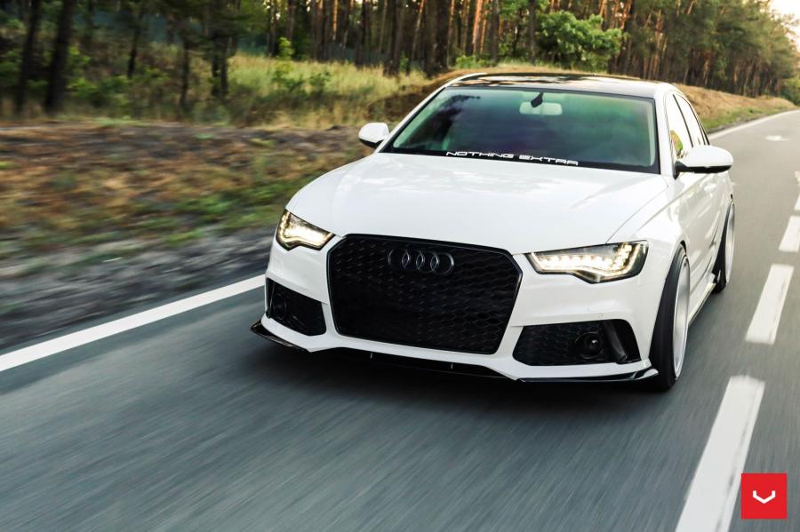  Audi S6 Sedan on Vossen Wheels (CV3R) 2017 года  (фото 12 из 16)